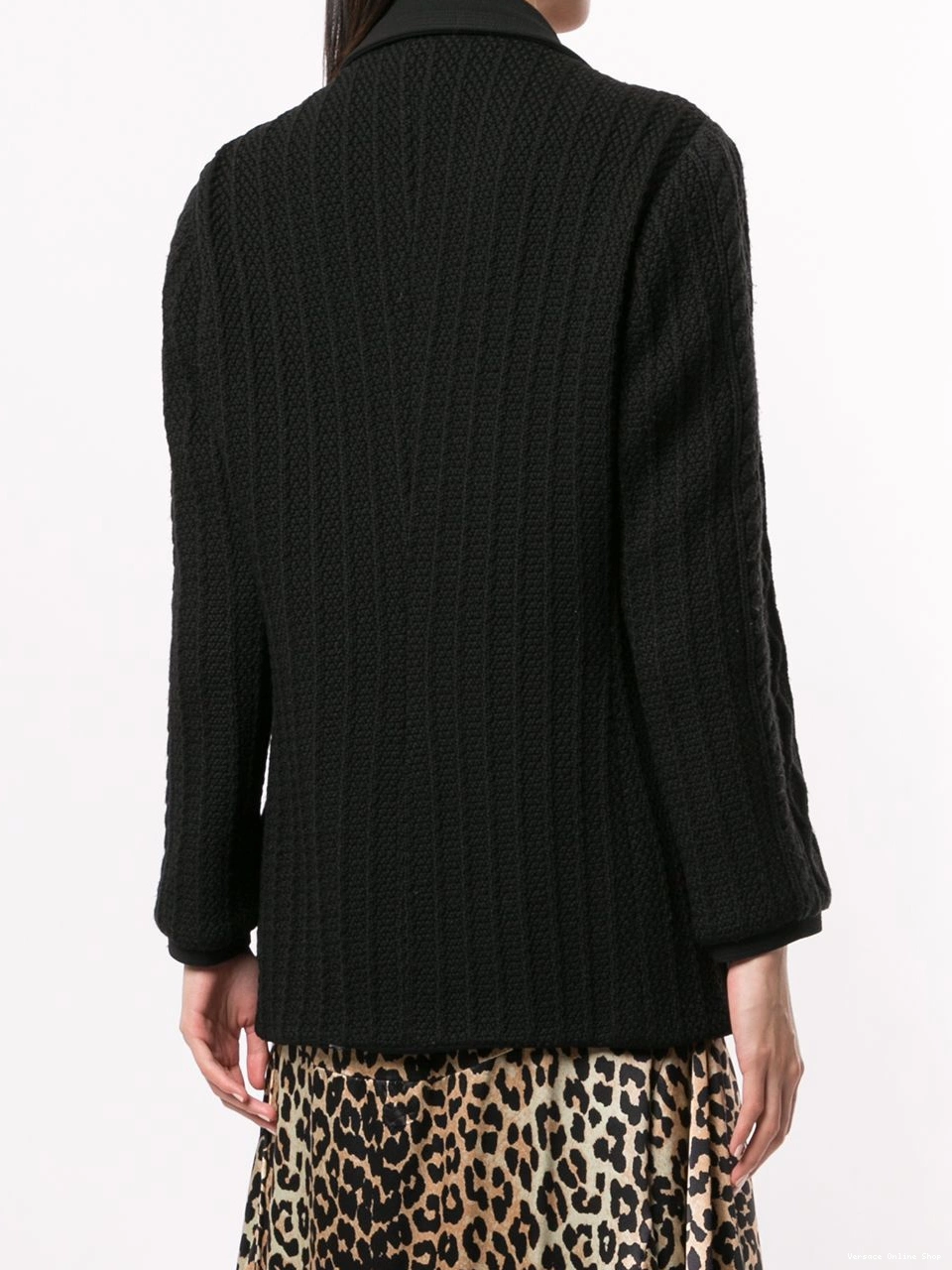 Cheap Women Medusa sleeve jacket button Versace double-breasted long 0814